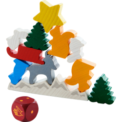 Pyramide d'animaux de Noël
