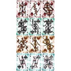 Jeu de 54 cartes Bicycle Robotics