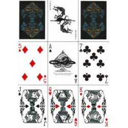 Jeu de 54 cartes Bicycle Venom Strike