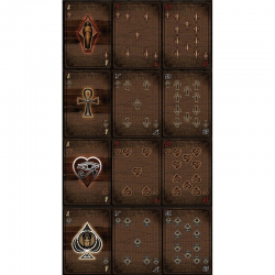 Jeu de 54 cartes Bicycle Mummies