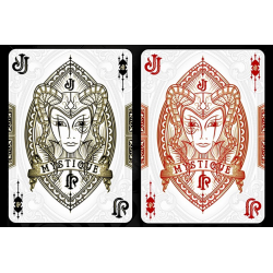 Jeu de 54 cartes Bicycle Mystique Rouge
