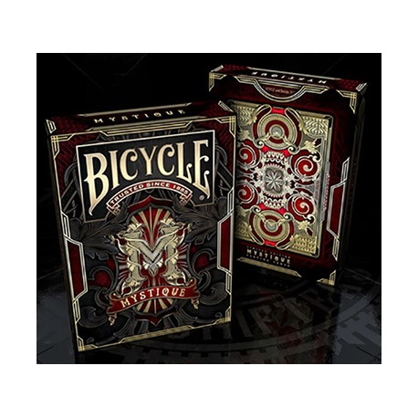 Jeu de 54 cartes Bicycle Mystique Rouge