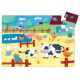 Puzzle Silhouettes 24 pièces – Les Vaches à la Ferme