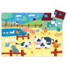 Puzzle Silhouettes 24 pièces – Les Vaches à la Ferme