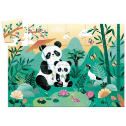 Puzzle Silhouettes 24 pièces – Léo le Panda