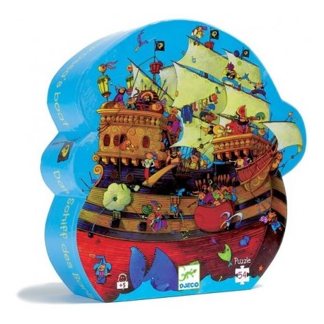 Puzzle Silhouettes 54 pièces – Le Bateau de Barberousse