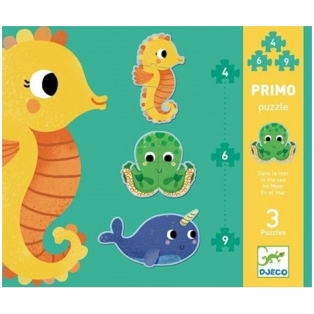 Puzzle Silhouettes 16 pièces – L'aquarium