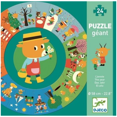 Puzzle Géant 24 pièces - L'année