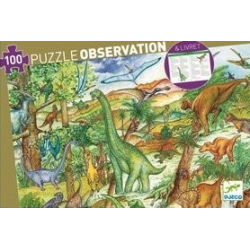 Puzzle Observation 100 pièces - Dinosaures