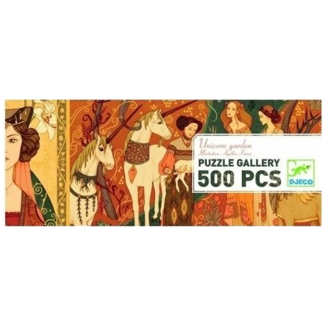 Puzzle Gallery 500 pièces -  Unicorn Garden