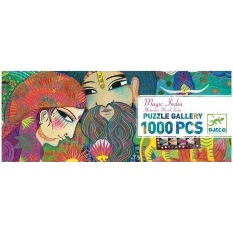 Puzzle Gallery 1000 pièces -  Magic India