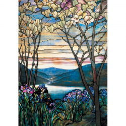 Puzzle 1000 pièces Piatnik - TIFFANY - Magnolias & Iris