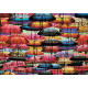 Puzzle 1000 pièces Piatnik - Parapluies Multicolores