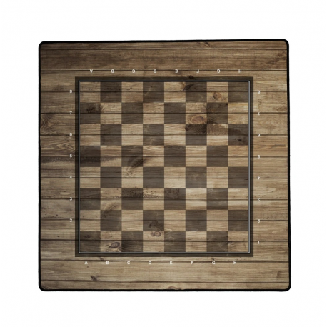 Tapis de jeu 40x40 Échecs Bois