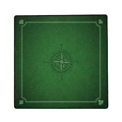 Tapis de jeu 40x40 Tapis de cartes Vert