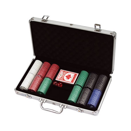 Mallette de Poker 300 jetons 11.5G