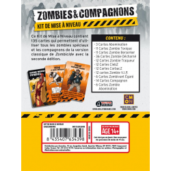 Zombicide (Saison 1) - 2ème Edition - Zombie et compagnons - Kit de mise à niveau V1-V2