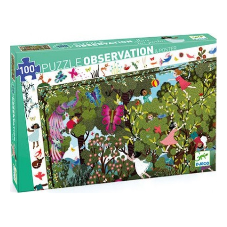 Puzzle Observation 100 pièces - Jeux au Jardin