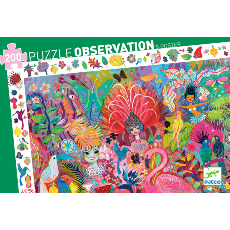 Puzzle Observation 200 pièces - Carnaval