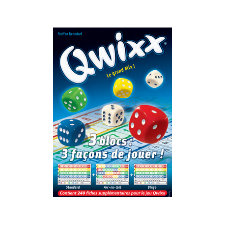 Qwixx : Recharge 3 blocs