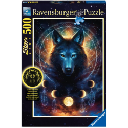 Puzzle 500 pièces Starline - Ravensburger - Loup Lumineux