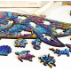 Puzzle bois - La Baleine Bleue - Boite en bois