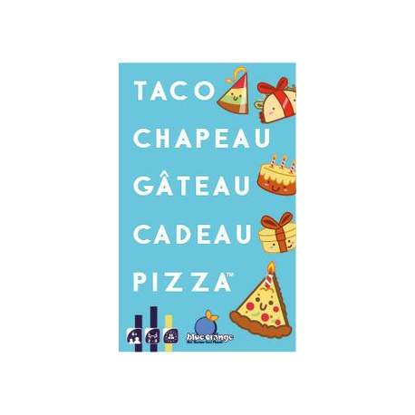 Achetez le jeu de rapidité Taco Chapeau Gâteau Cadeau Pizza Blue Orange