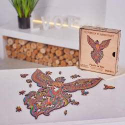 Puzzle bois - Le Phénix Flamboyant - Boite en bois