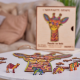 Puzzle bois - L’Amusante Girafe - Boite en bois