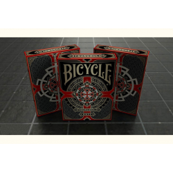 Jeu de 54 cartes Bicycle Stronghold Crimson