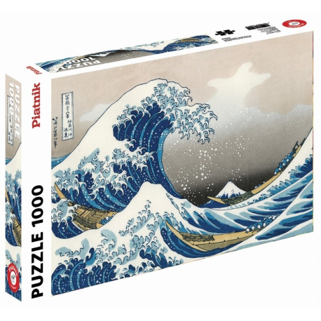 Puzzle 1000 pièces Piatnik Hokusai - La Vague