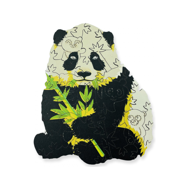 Acheter un puzzle enfant en bois Le Petit Panda