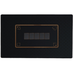 Tapis de poker Noir 60x100