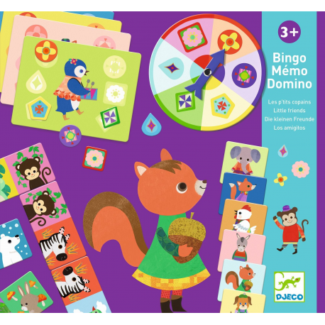 Bingo Memo Dominos - Les P'tits Copains