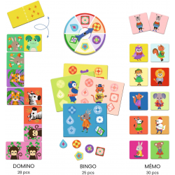 Bingo Memo Dominos - Les P'tits Copains