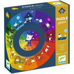 Puzzle Géant 24 pièces - Les couleurs