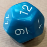 Gros Dé à 12 faces 4 cm