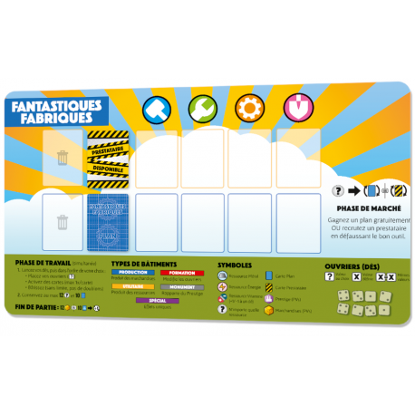 Fantastiques Fabriques - Extension Tapis de jeu