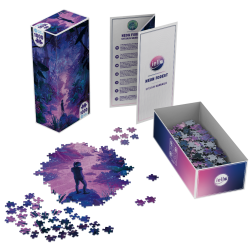 Puzzle Iello - 1000 pièces - Neon Forest