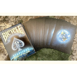 Jeu de 54 cartes Bicycle Starlight Earth Glow