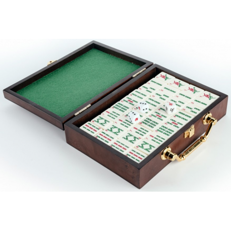 Petit Mahjong Boite Bois (Tuile 20x27x10)