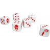 Zombicide - Set de dés spéciaux noirs et blancs