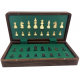 Jeu d'échecs magnétique pliable en bois 25 cm