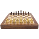 Jeu d'échecs magnétique pliable en bois 25 cm
