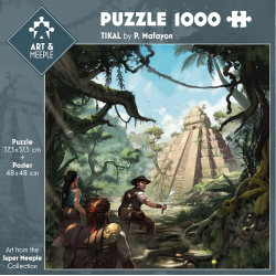 ART&MEEPLE – Puzzle 1000 pièces 68x48cm Tikal