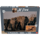 PUZZLE JC PIERI - Eléphants1000 pièces & Guépards 500 pièces