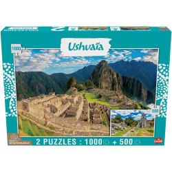 PUZZLE USHUAÏA - Machu Picchu 1000 pièces & Tikal 500 pièces
