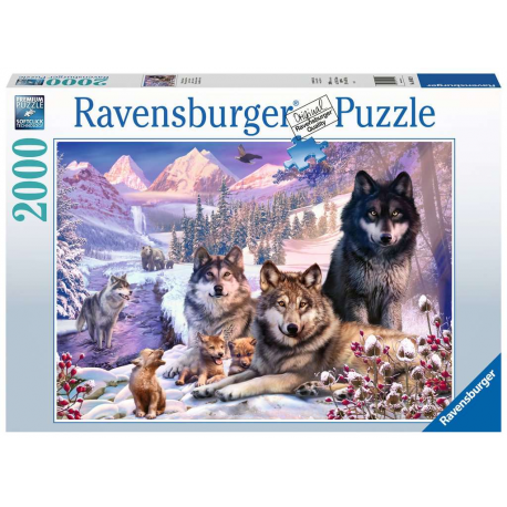 Puzzle 2000 pièces - Ravensburger - Loups dans la Neige