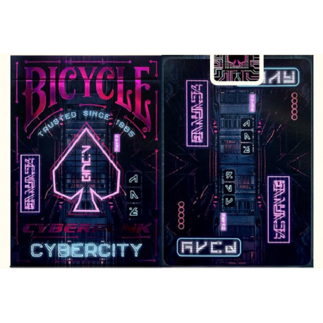 Jeu de 54 cartes Bicycle Cybercity