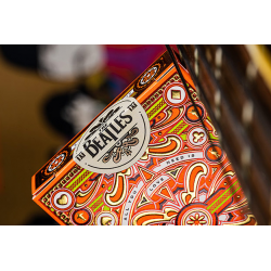 Jeu de 54 cartes Theory 11 The Beatles Orange